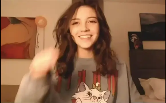 Cute Camgirl Revealing Her Tiny Tits