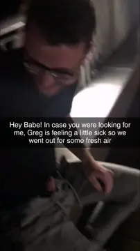 I just came out of the pub so I would could get same fresh air, and while I'm heading out , your girlfriend said she is so concerned about me so she can acompany with me to outside and nothi