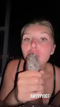 I wish I had a cuck to give sloppy kisses to after I sucked this BBC