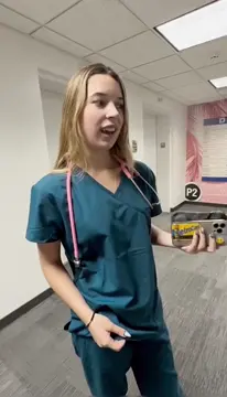 She is very free during her breaks