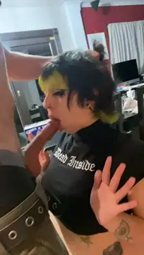 Blowjob Deepthroat Emo Goth Porn GIF by yaesyaesyaes1