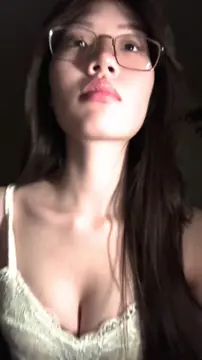 with glasses or not?