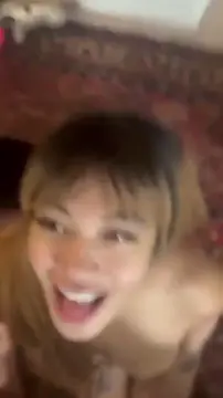 That slutty smile after facial can make any man happy