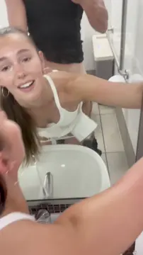 Restroom quickie  - Free TikTok Porn Video
