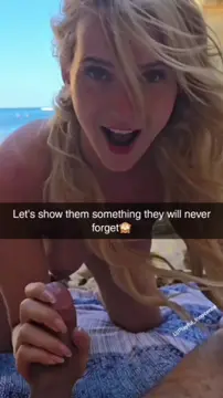Exhibitionist gets cumblasted at the nude beach